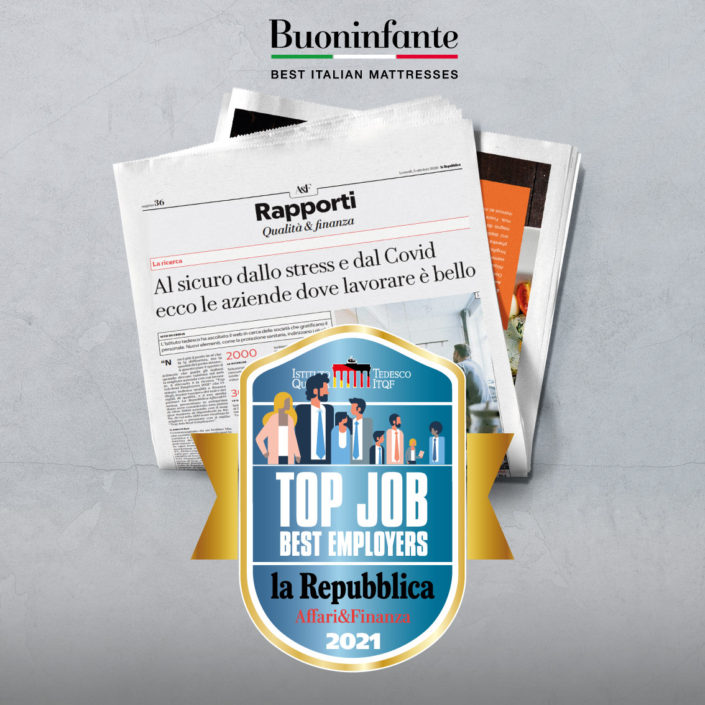 TOP JOB BEST EMPLOYERS 2021 - Sigillo Buoninfante